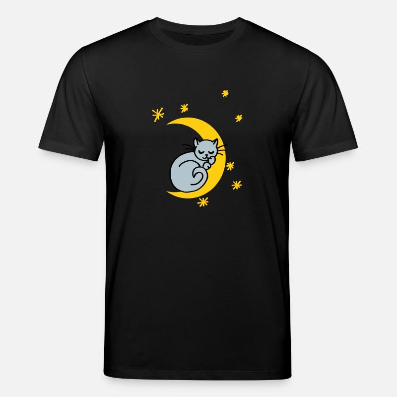 Mondkatze - T-shirt bio CREATOR Stanley/Stella Unisexe - noir