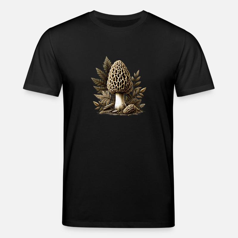 Morille commune - T-shirt bio CREATOR Stanley/Stella Unisexe - noir