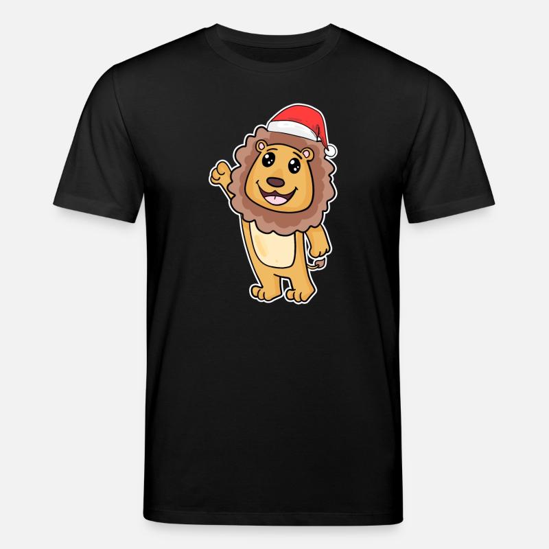 Noël Lion - T-shirt bio CREATOR Stanley/Stella Unisexe - noir