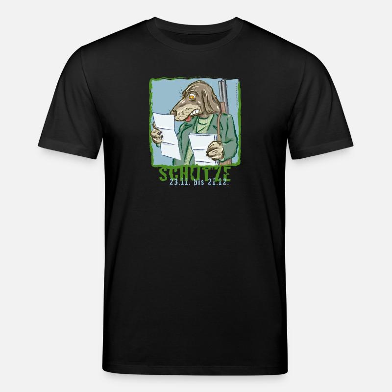 Sternzeichen - Schütze - Stanley/Stella Unisex Bio-T-Shirt CREATOR - Schwarz