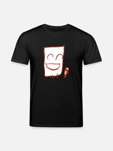 Happy fellas (white) - Stanley/Stella CREATOR Unisex Organic T-Shirt - black