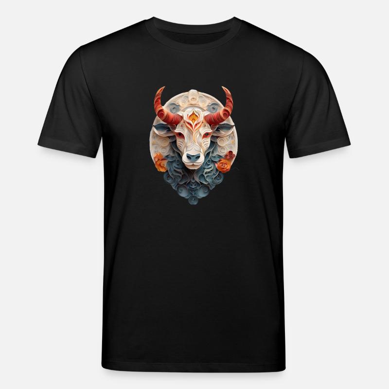 Sternzeichen Stier - Stanley/Stella Unisex Bio-T-Shirt CREATOR  - Schwarz