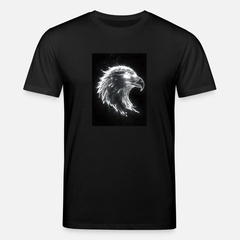 Eagle Silhouette Light Gift - T-shirt bio CREATOR Stanley/Stella Unisexe - noir