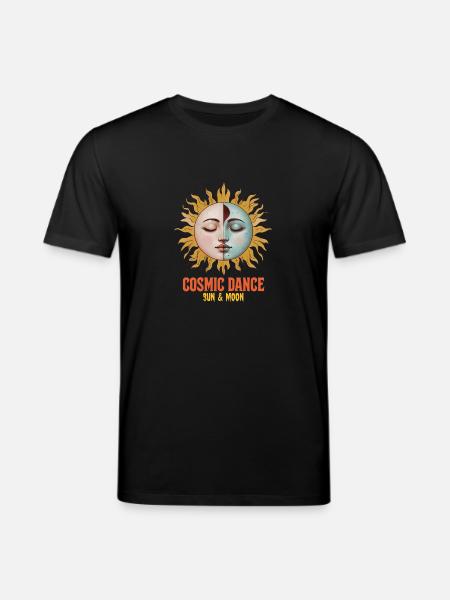 Cosmic Dance Spirituality Gift - Stanley/Stella CREATOR Unisex Organic T-Shirt - black