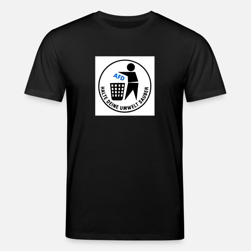 Keep your environment clean - Stanley/Stella CREATOR Unisex Organic T-Shirt - black