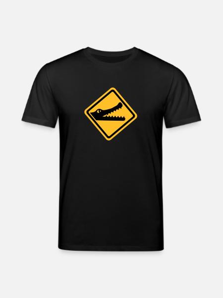 Crocodile - Stanley/Stella CREATOR Unisex Organic T-Shirt - black