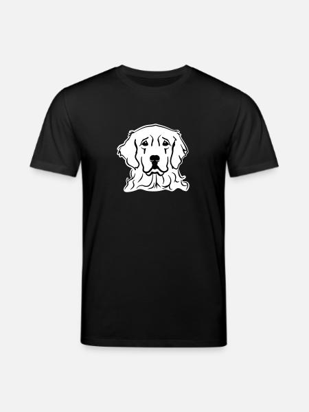 Golden Retriever - Stanley/Stella CREATOR Unisex Organic T-Shirt - black