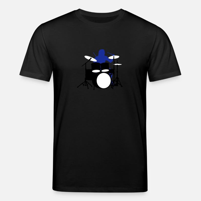 drummer_3c - T-shirt bio CREATOR Stanley/Stella Unisexe - noir