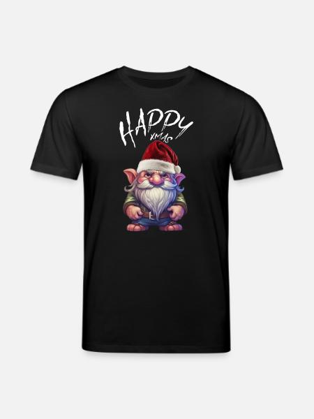 Glædelig jul nisser Jeg hader jul - Stanley/Stella CREATOR økologisk unisex-T-shirt - sort