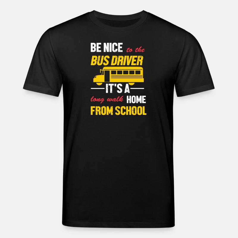 Schulbusfahrer Schulbus - Stanley/Stella Unisex Bio-T-Shirt CREATOR  - Schwarz