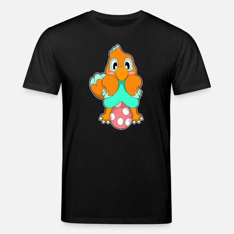 Papagei Ei - Stanley/Stella Unisex Bio-T-Shirt CREATOR  - Schwarz