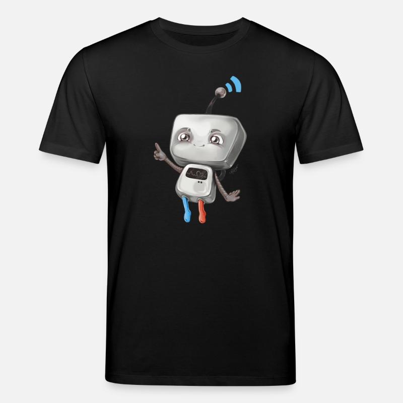 Petit robot - T-shirt bio CREATOR Stanley/Stella Unisexe - noir