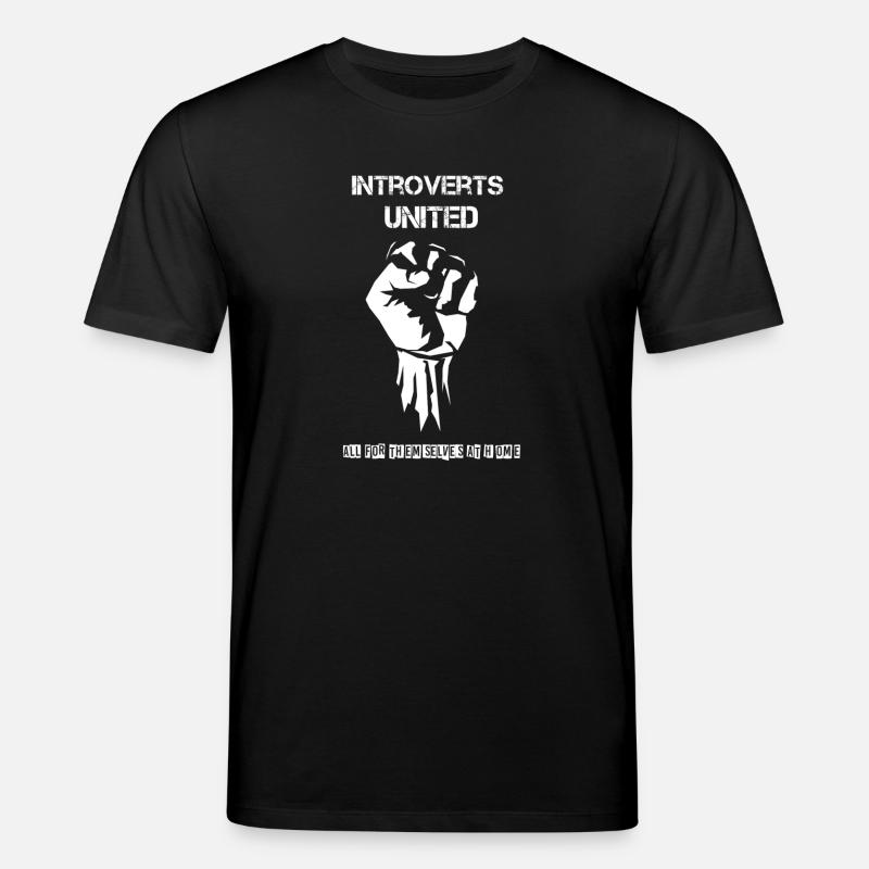 Introverts United - Stanley/Stella Unisex Bio-T-Shirt CREATOR  - Schwarz