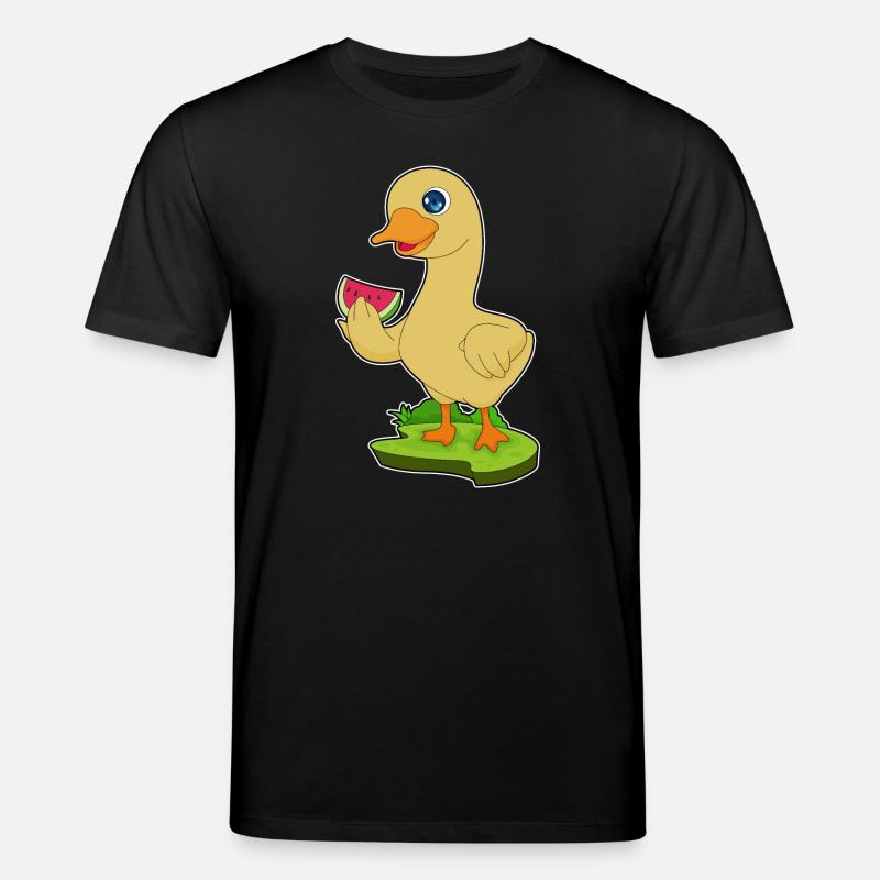 Canard Pastèque - T-shirt bio CREATOR Stanley/Stella Unisexe - noir