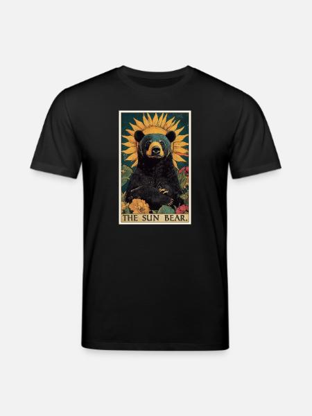 Sun Bear Malay Bear - Stanley/Stella CREATOR Unisex Organic T-Shirt - black