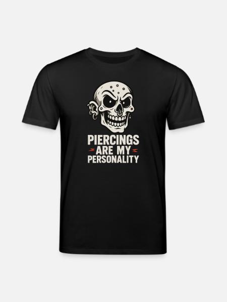 Piercing Addict Body Mod Enthusiast - Stanley/Stella CREATOR Unisex Organic T-Shirt - black