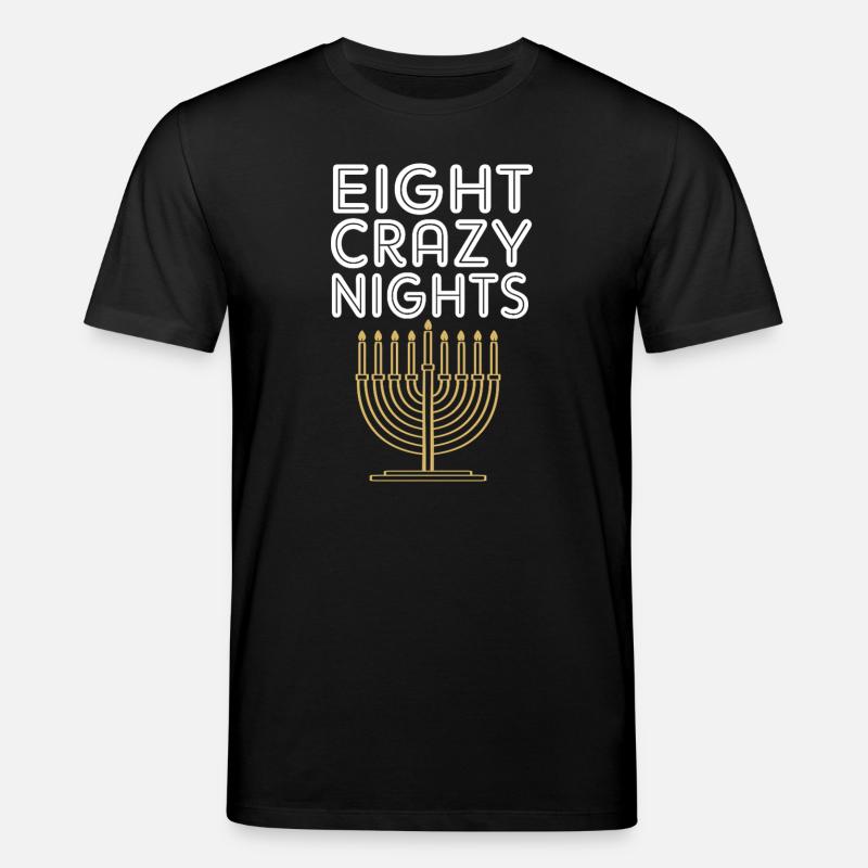 Hanoukka Hanoukka Hanoucca - T-shirt bio CREATOR Stanley/Stella Unisexe - noir