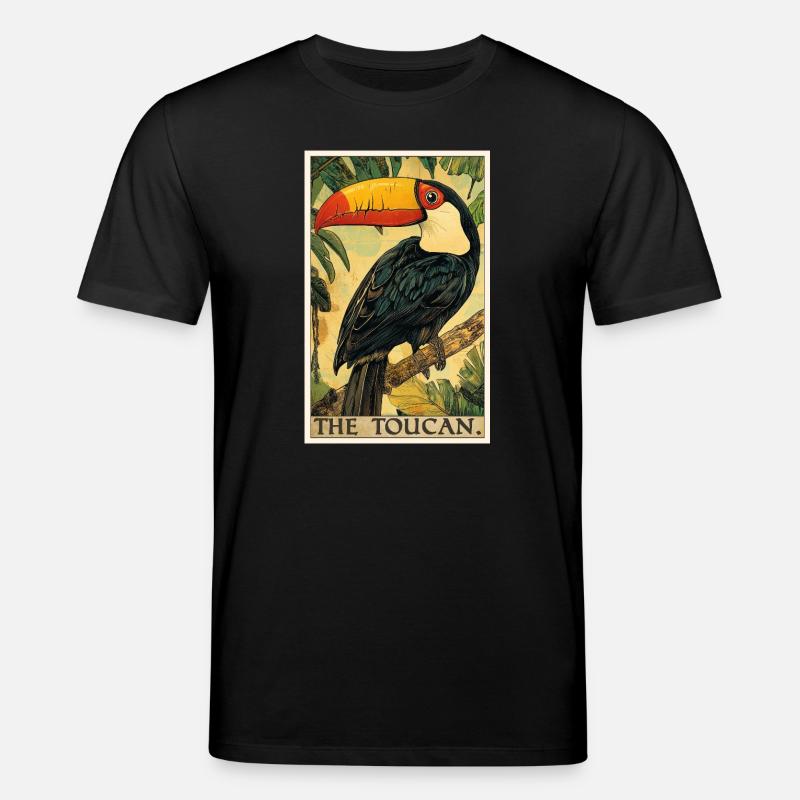 Toucans Toucan - Stanley/Stella CREATOR Unisex Organic T-Shirt - black