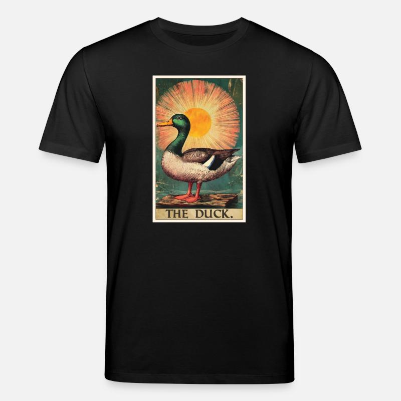 Ducks Duck - Stanley/Stella CREATOR Unisex Organic T-Shirt - black