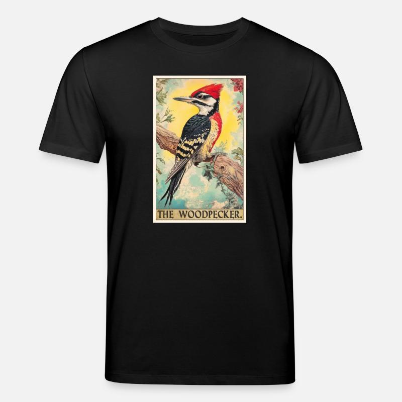 Spechte Specht - Stanley/Stella Unisex Bio-T-Shirt CREATOR  - Schwarz