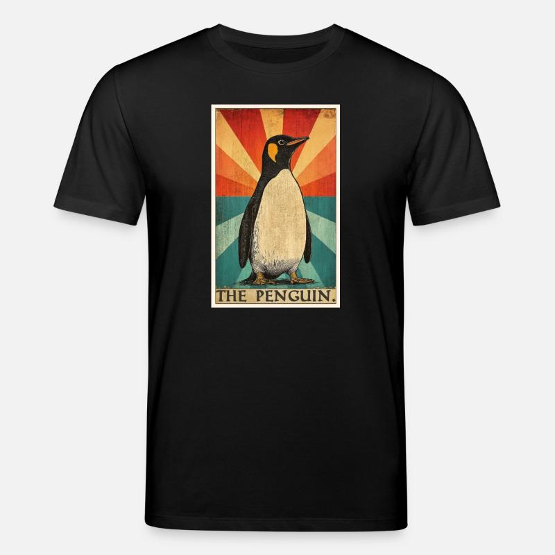 Pinguine Pinguin - Stanley/Stella Unisex Bio-T-Shirt CREATOR - Schwarz