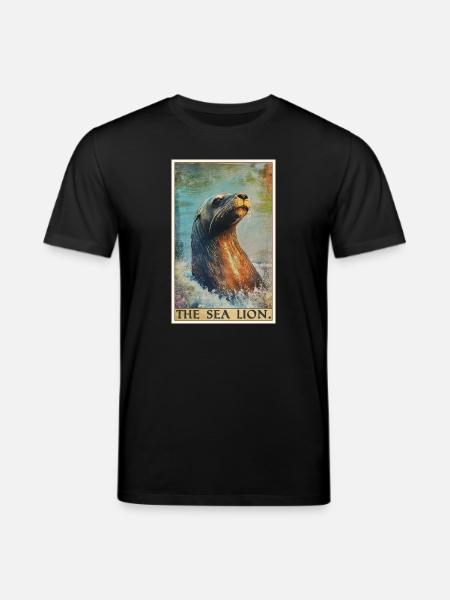 Sea Lions Sea Lion - Stanley/Stella CREATOR Unisex Organic T-Shirt - black