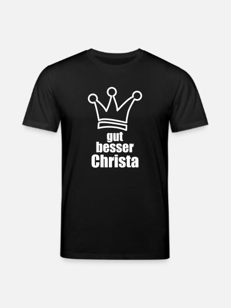 Christa - Stanley/Stella Unisex Bio-T-Shirt CREATOR - Schwarz