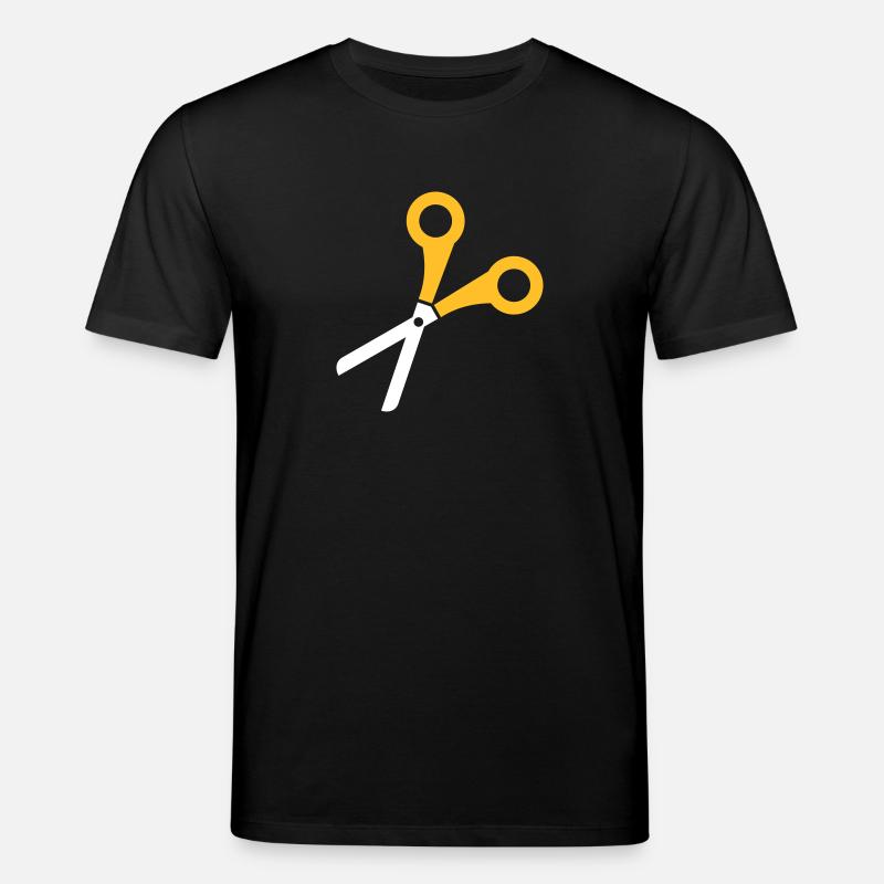 Schere - Stanley/Stella Unisex Bio-T-Shirt CREATOR  - Schwarz