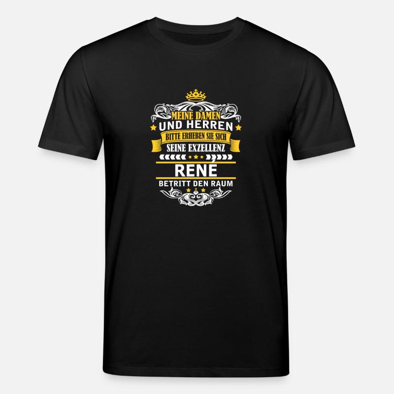 RENÉ - Stanley/Stella Unisex Bio-T-Shirt CREATOR  - Schwarz