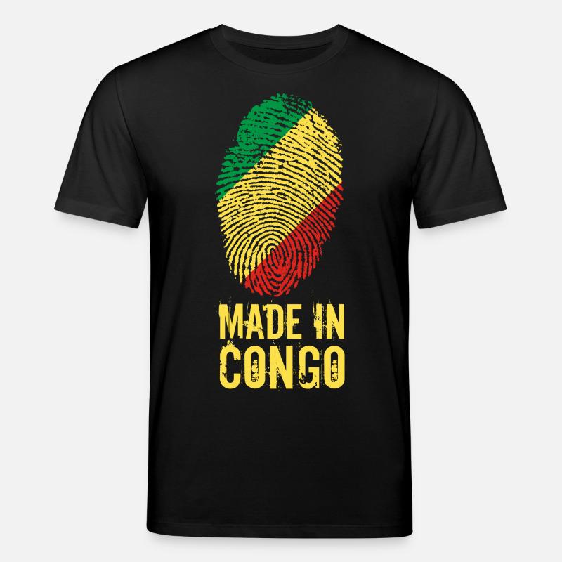 Made In Congo / Kongo - Stanley/Stella Unisex Bio-T-Shirt CREATOR  - Schwarz