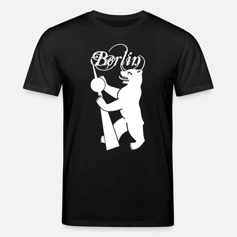 Berliner Bär - Stanley/Stella Unisex Bio-T-Shirt CREATOR  - Schwarz
