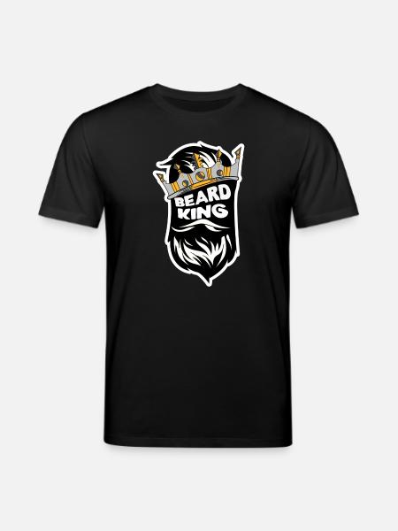Bart Männlichkeit Statement Bartfrisur Bartträger - Stanley/Stella Unisex Bio-T-Shirt CREATOR  - Schwarz