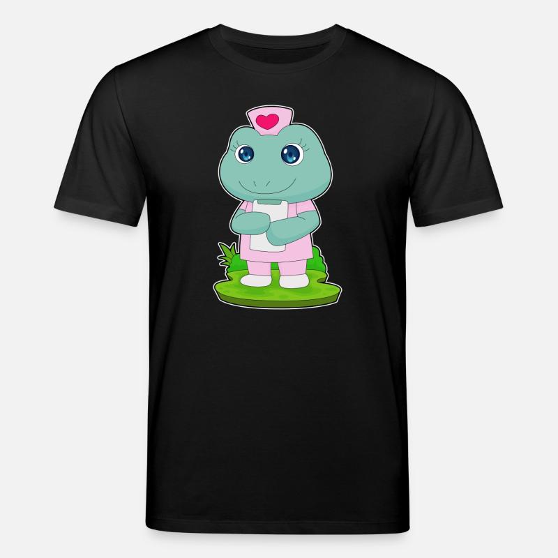 Frosch Krankenschwester Notiz - Stanley/Stella Unisex Bio-T-Shirt CREATOR  - Schwarz