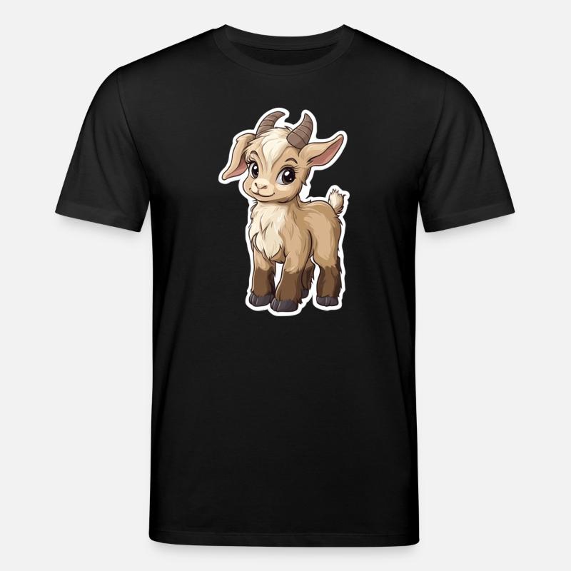 Ziege - Stanley/Stella Unisex Bio-T-Shirt CREATOR  - Schwarz