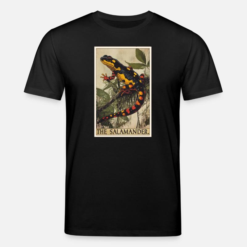 Salamandre de feu Salamandre - T-shirt bio CREATOR Stanley/Stella Unisexe - noir