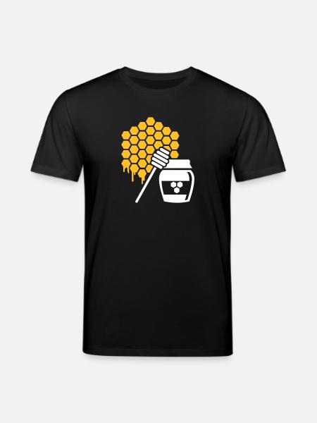 Honig - Stanley/Stella Unisex Bio-T-Shirt CREATOR  - Schwarz