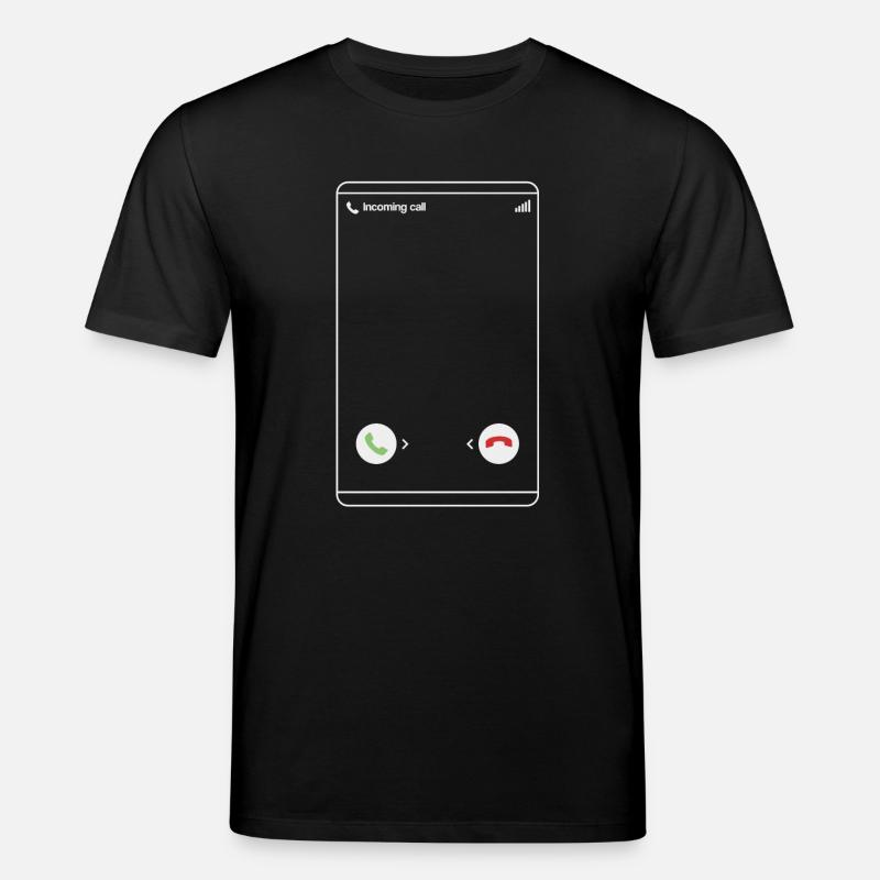 Eingehender Anruf - Incoming Call - Stanley/Stella Unisex Bio-T-Shirt CREATOR  - Schwarz
