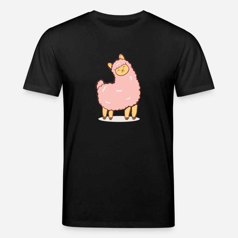 Rosa Schaf - Stanley/Stella Unisex Bio-T-Shirt CREATOR  - Schwarz