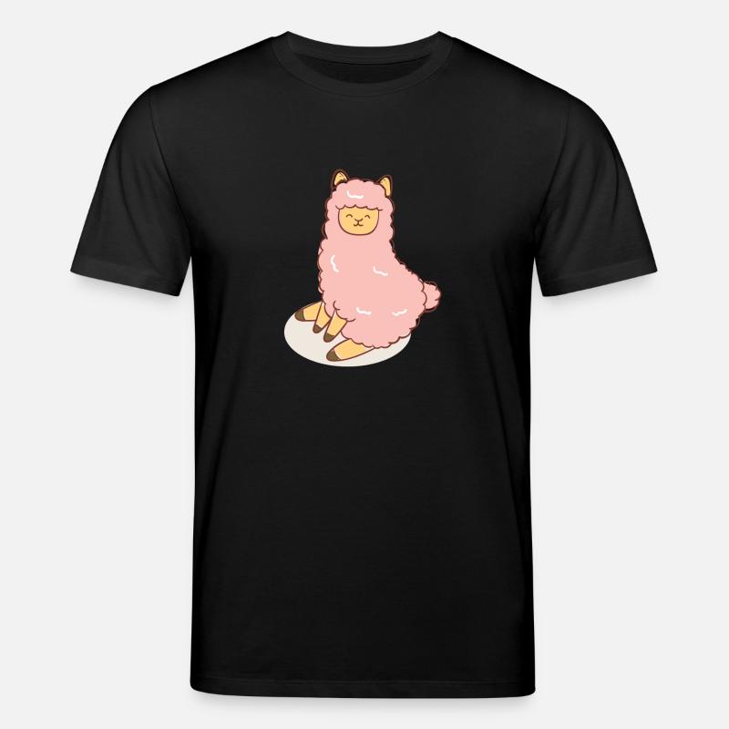 Rosa Schaf - Stanley/Stella Unisex Bio-T-Shirt CREATOR  - Schwarz