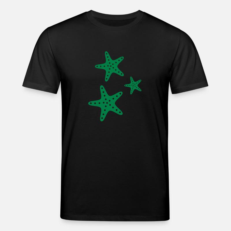 Seesterne - Stanley/Stella Unisex Bio-T-Shirt CREATOR  - Schwarz