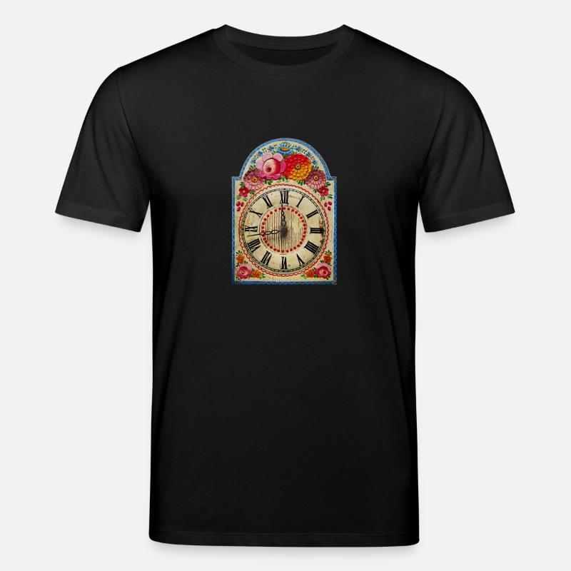 Black Forest Clock - Stanley/Stella CREATOR Unisex Organic T-Shirt - black
