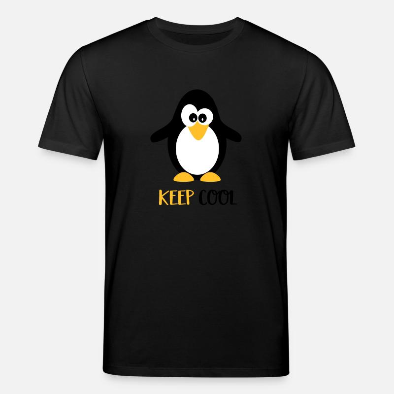 Pinguin - Stanley/Stella Unisex Bio-T-Shirt CREATOR  - Schwarz