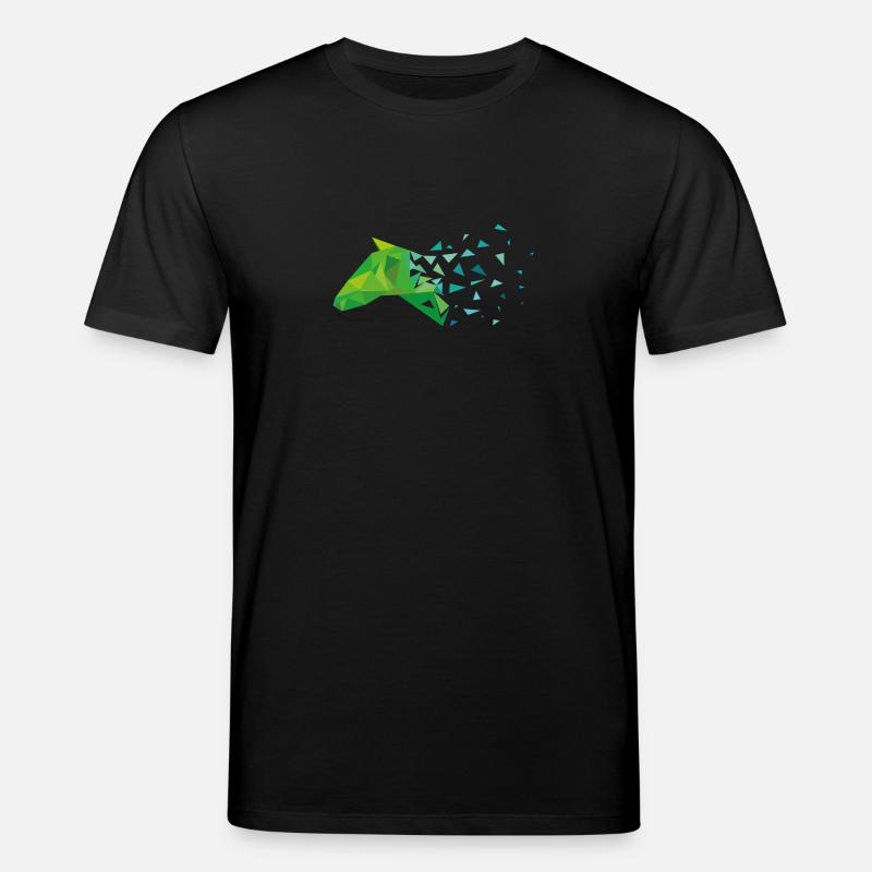 Cheval vert cheval cadeau - T-shirt bio CREATOR Stanley/Stella Unisexe - noir