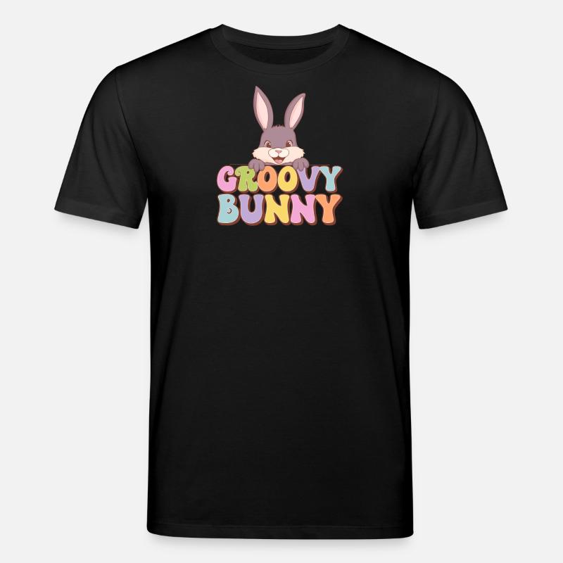 Groovy Bunny - Stanley/Stella Unisex Bio-T-Shirt CREATOR  - Schwarz