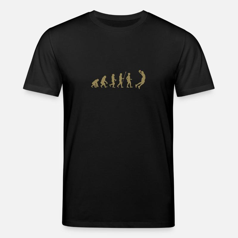 basketball Evolution - Basketballer beim Dunking - Stanley/Stella Unisex Bio-T-Shirt CREATOR  - Schwarz