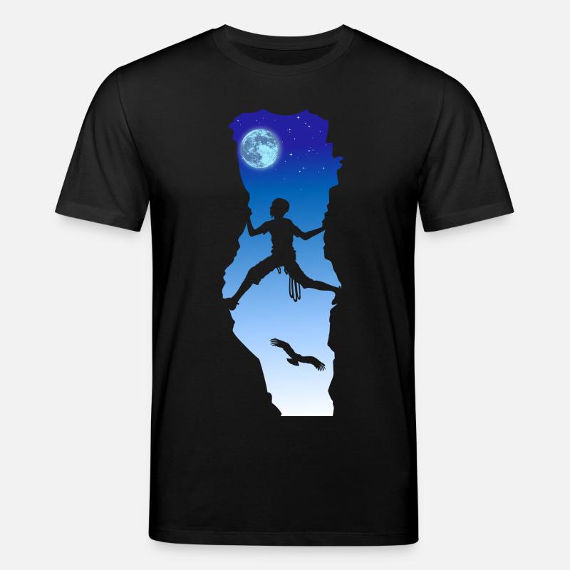 Escalade de nuit - T-shirt bio CREATOR Stanley/Stella Unisexe - noir