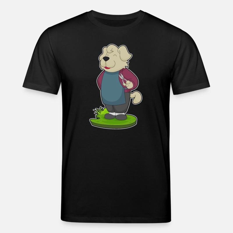Coiffeur pour chien Ciseaux - T-shirt bio CREATOR Stanley/Stella Unisexe - noir
