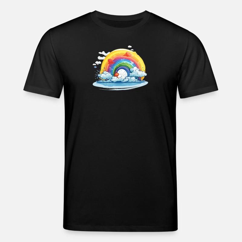 Regenbogen Pride - Stanley/Stella Unisex Bio-T-Shirt CREATOR  - Schwarz