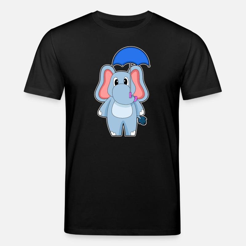 Parapluie d’éléphant - T-shirt bio CREATOR Stanley/Stella Unisexe - noir