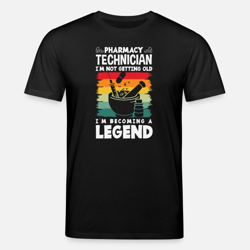 Pharmacien Technicien Pharmaceutique - T-shirt bio CREATOR Stanley/Stella Unisexe - noir